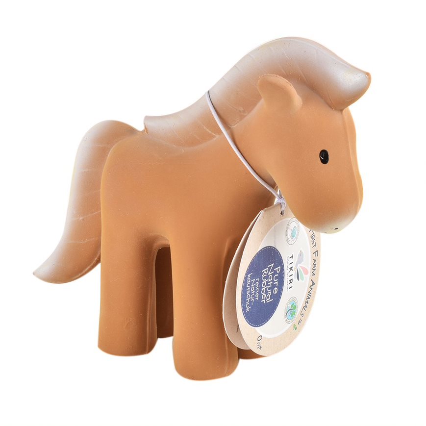 My 1st Horse – Natural Rubber Rattle and Bath Toy