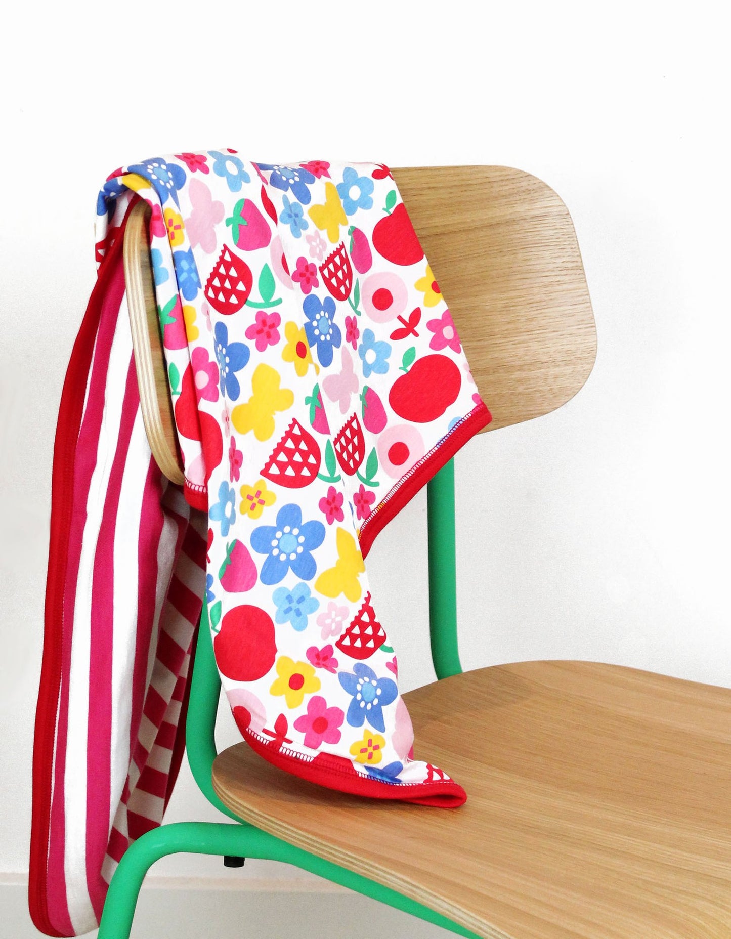 Organic Butterfly Flower Blanket