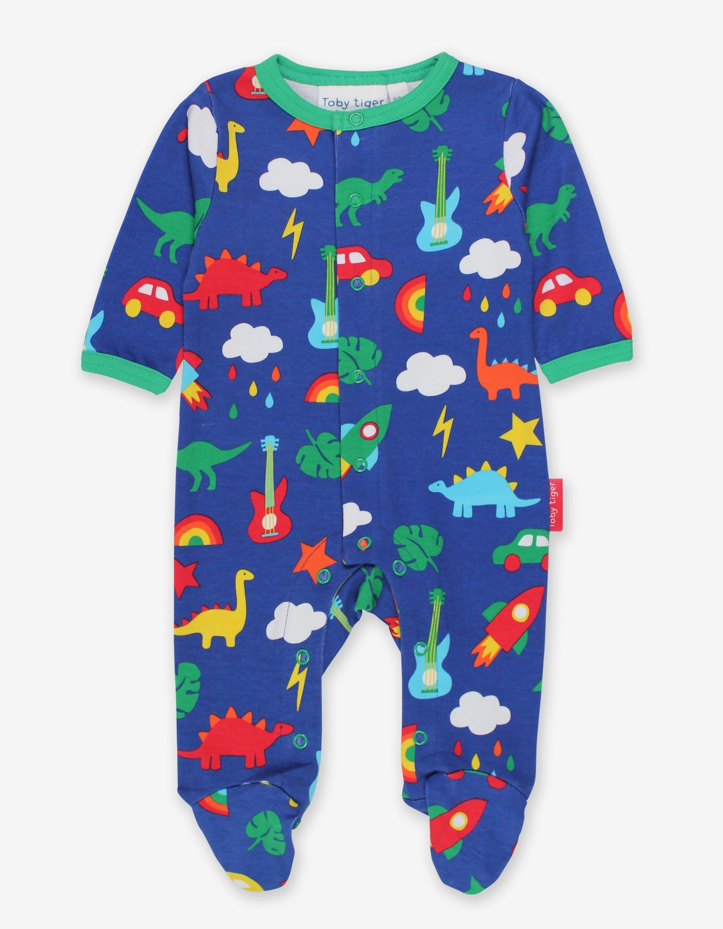 Organic Playtime Mix-Up Print Babygrow