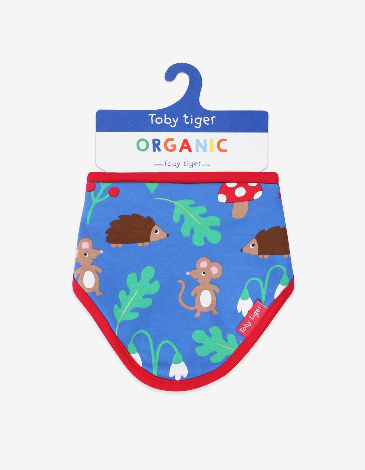 Organic Woodland Print Dribble Bib