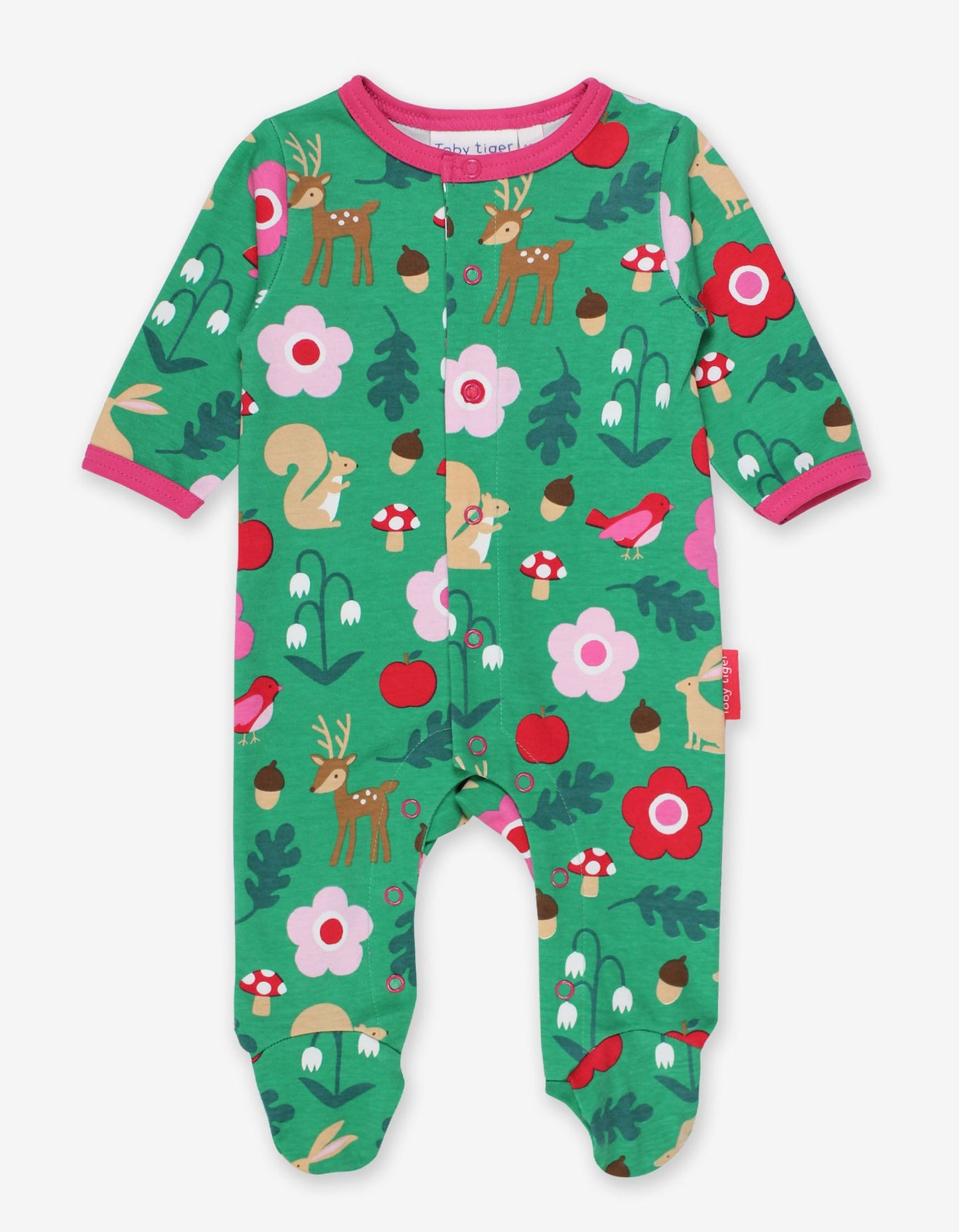 Organic Forest Adventure Print Babygrow