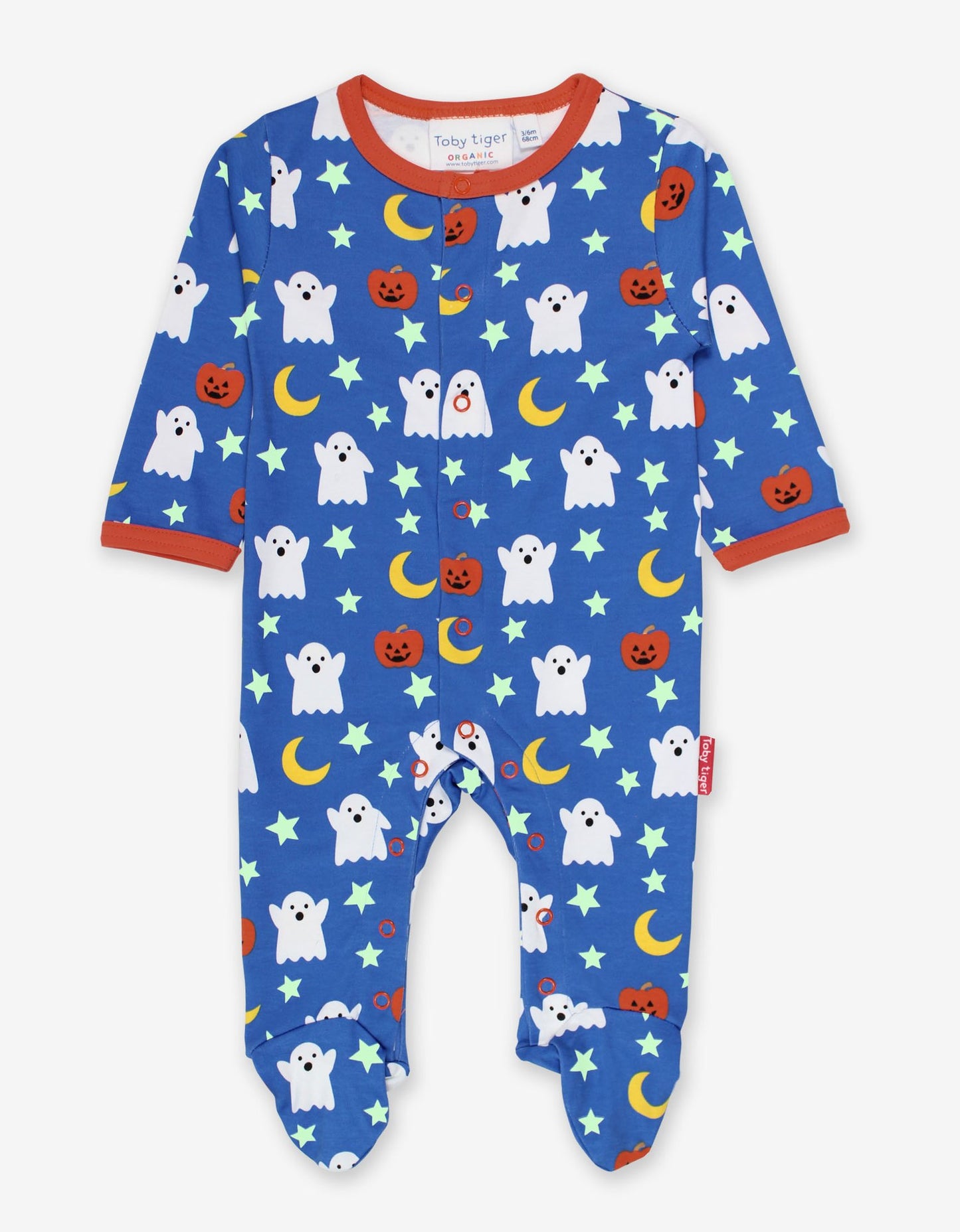 Organic Halloween Print Babygrow