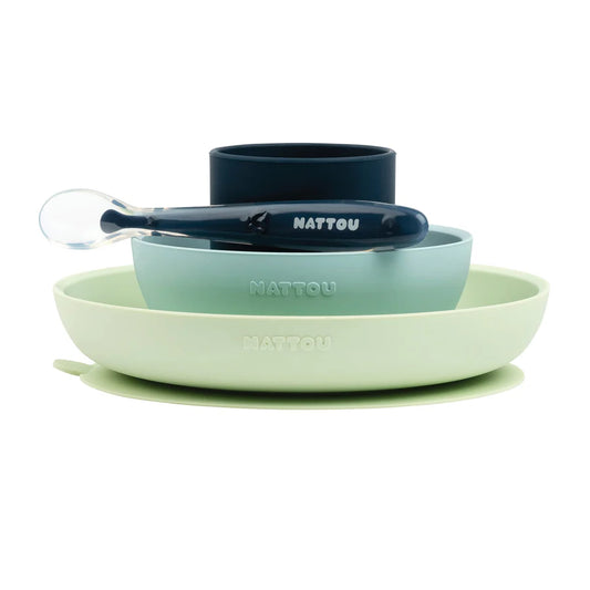 Nattou Silicone Tableware Set