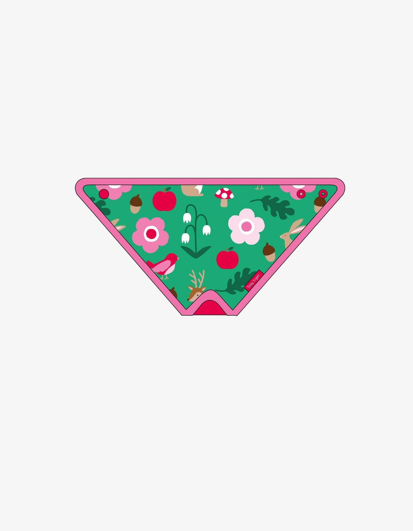 Organic Forest Adventure Print Dribble Bib