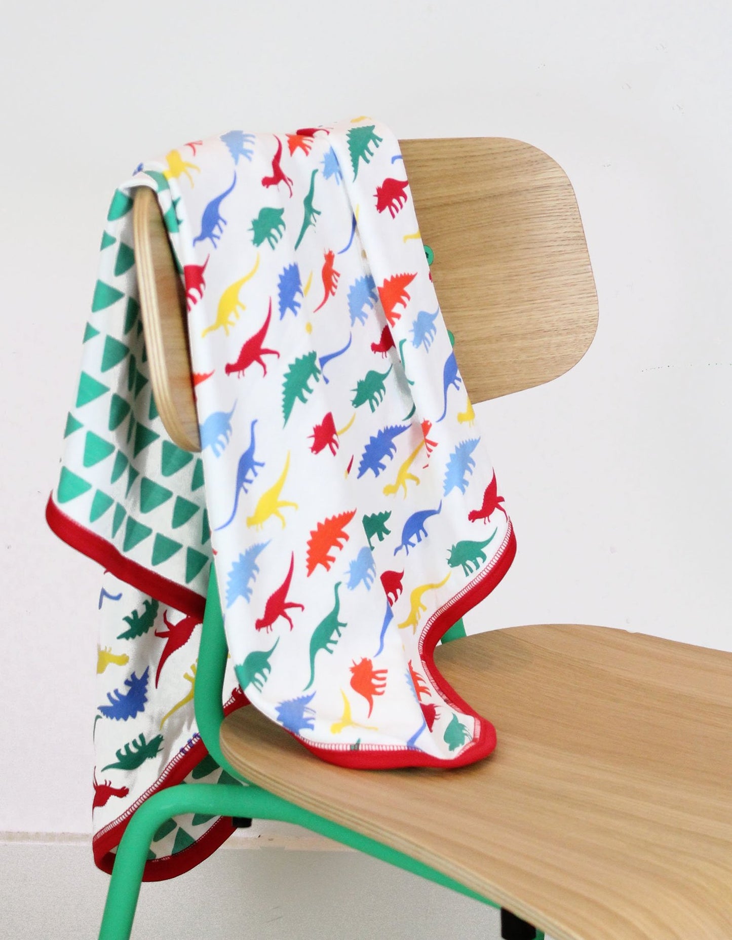 Organic Multi Dino Blanket