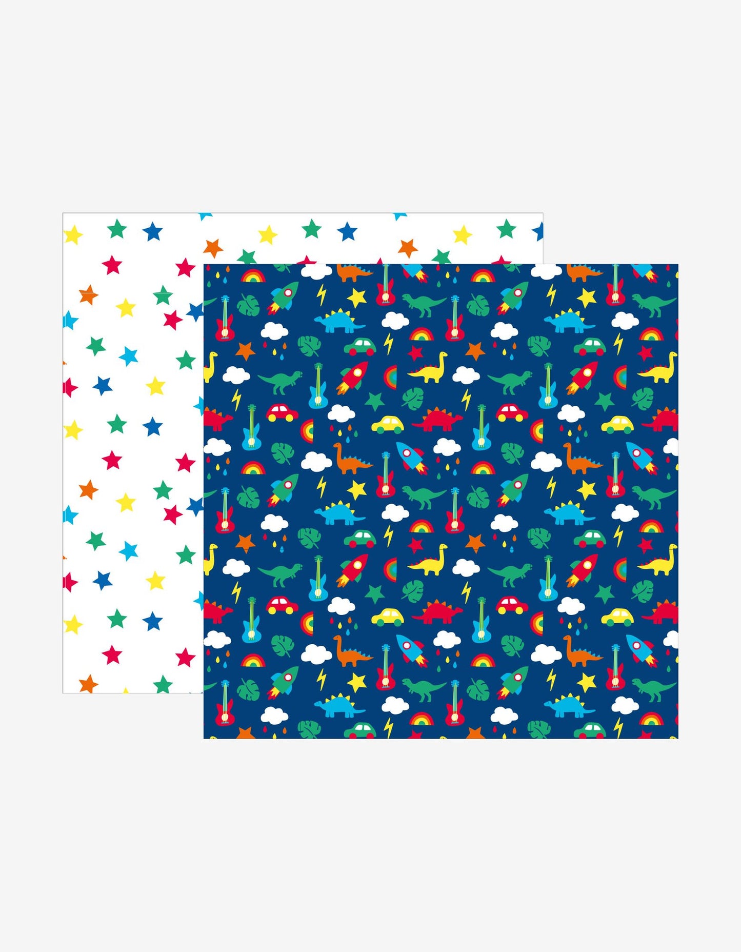 Organic Playtime Mix-Up Print Muslin 2-Pack